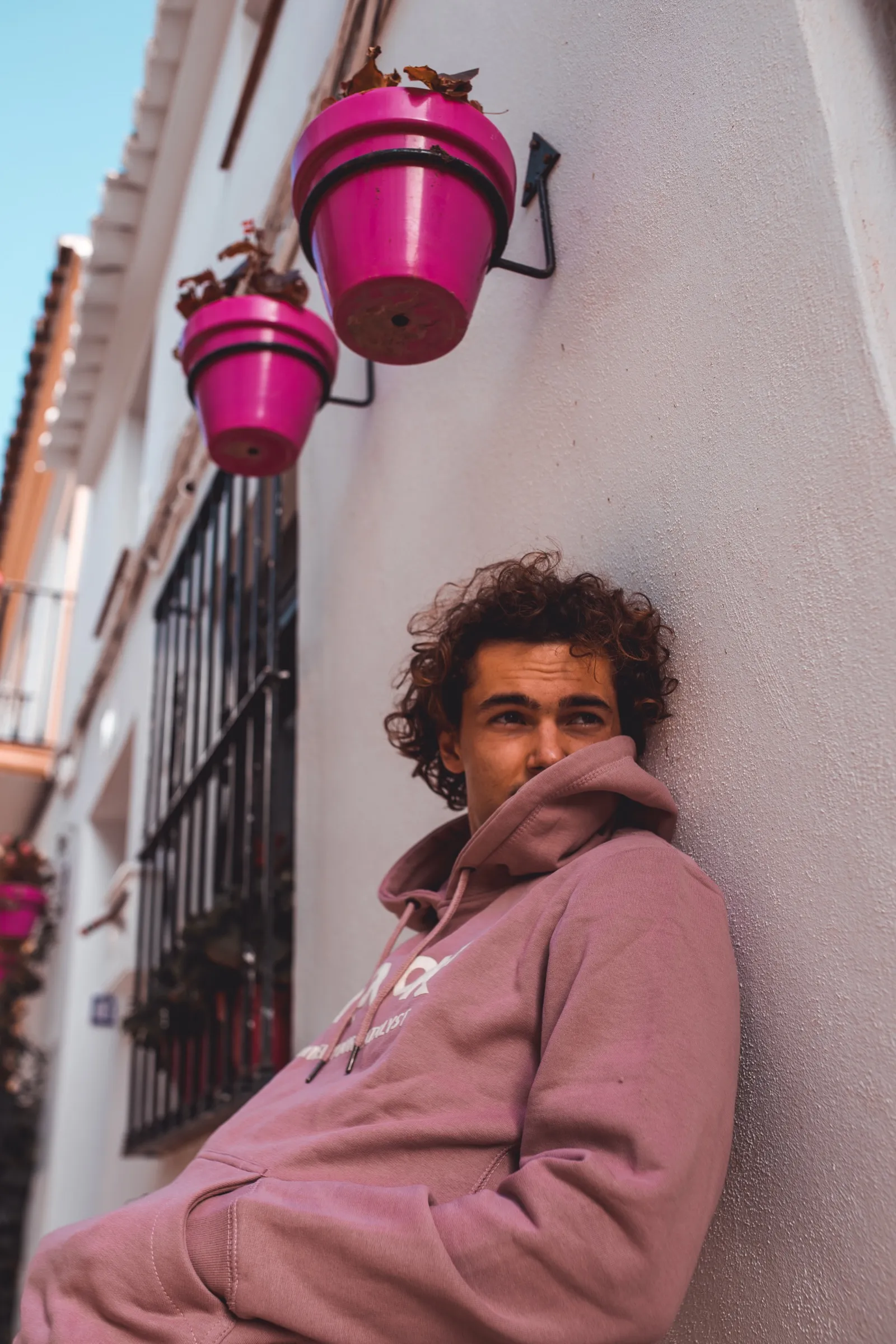 Innovoke Pink Hoodie, from the lifestyle shoot