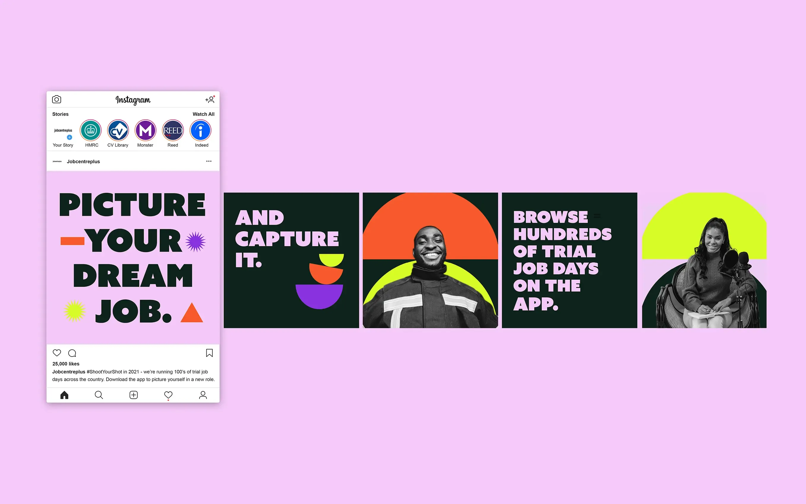 “Picture your dream job” campaign billboard