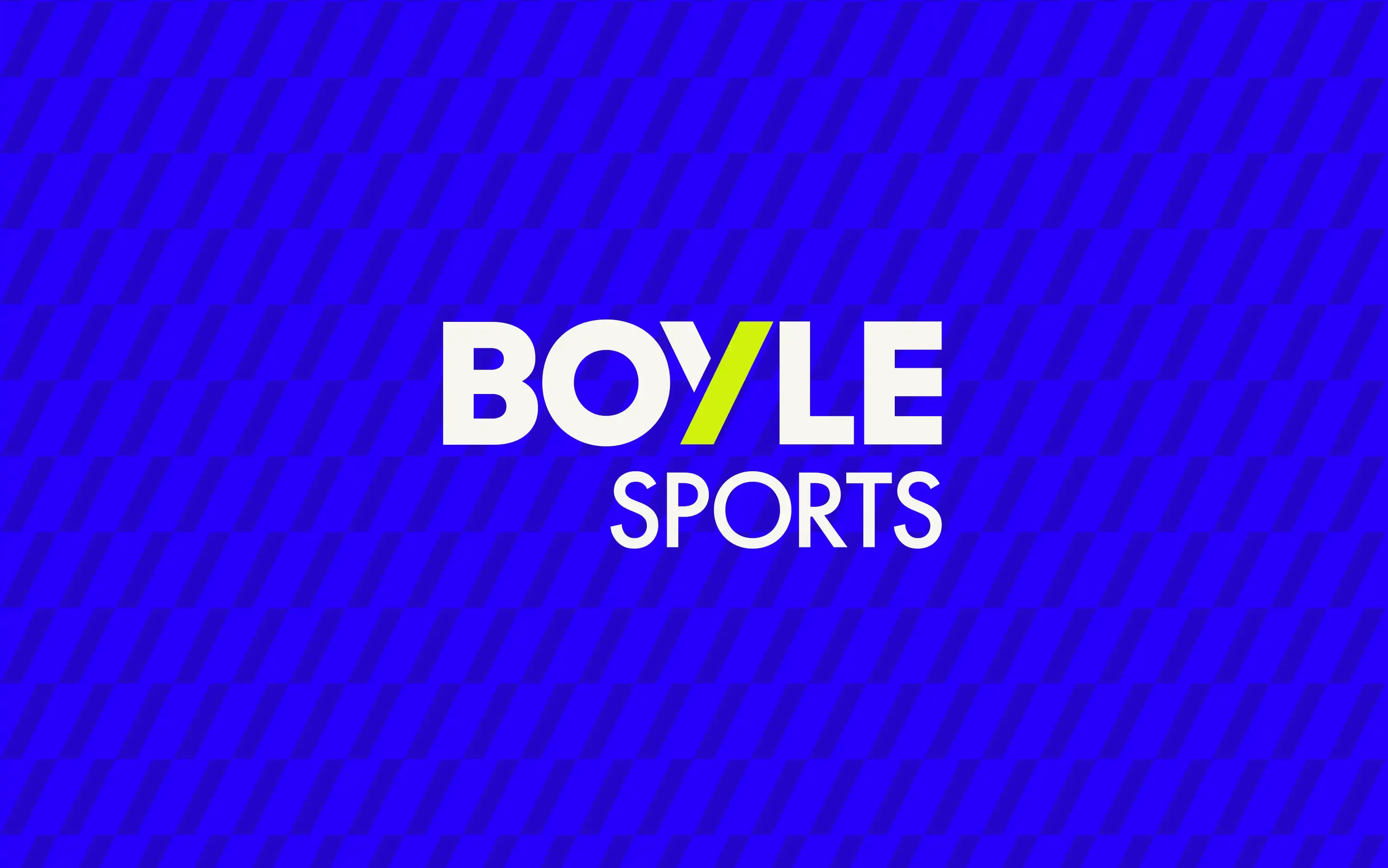 BOYLE Sports logo on blue