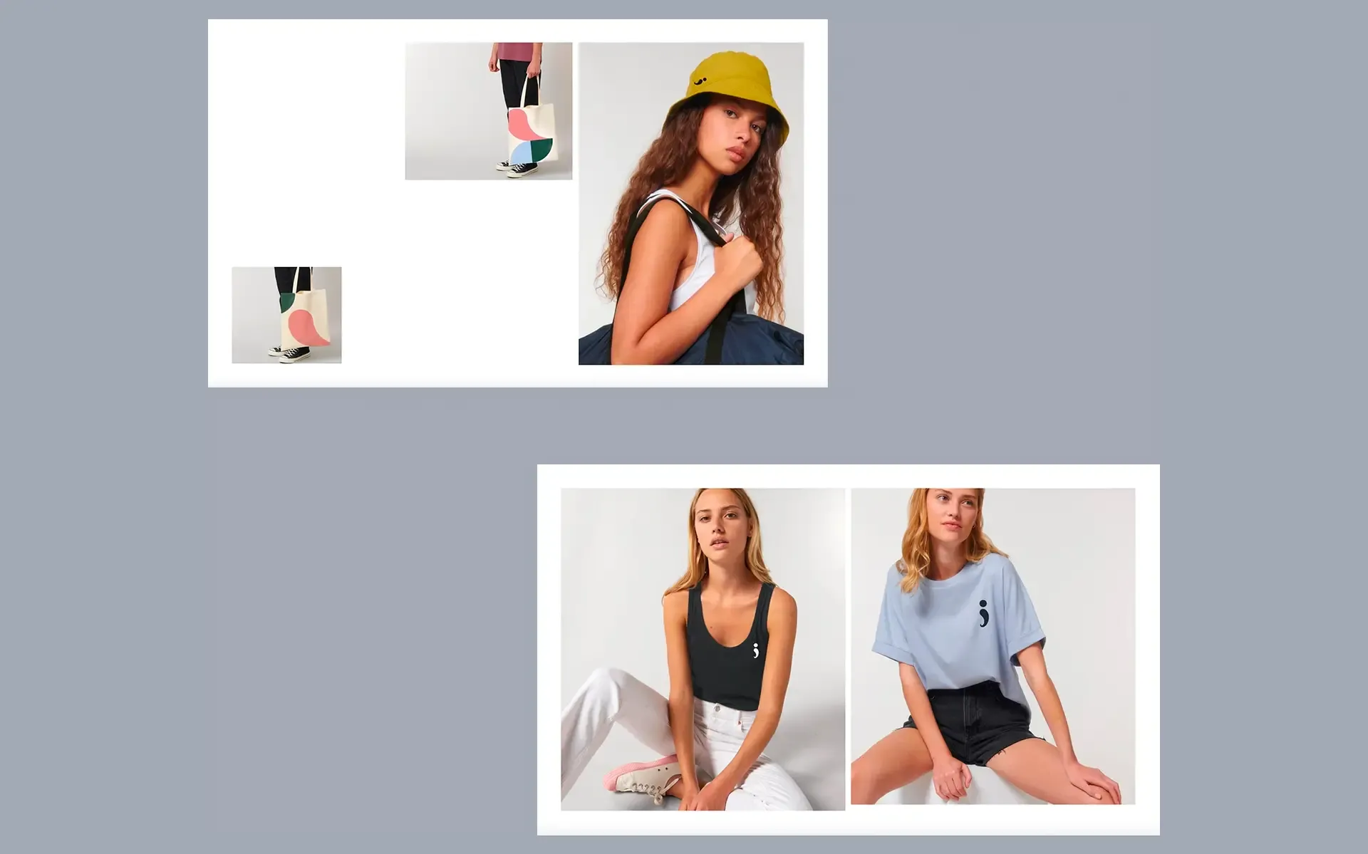 Pages from the Mentis Statum brand and clothing guide