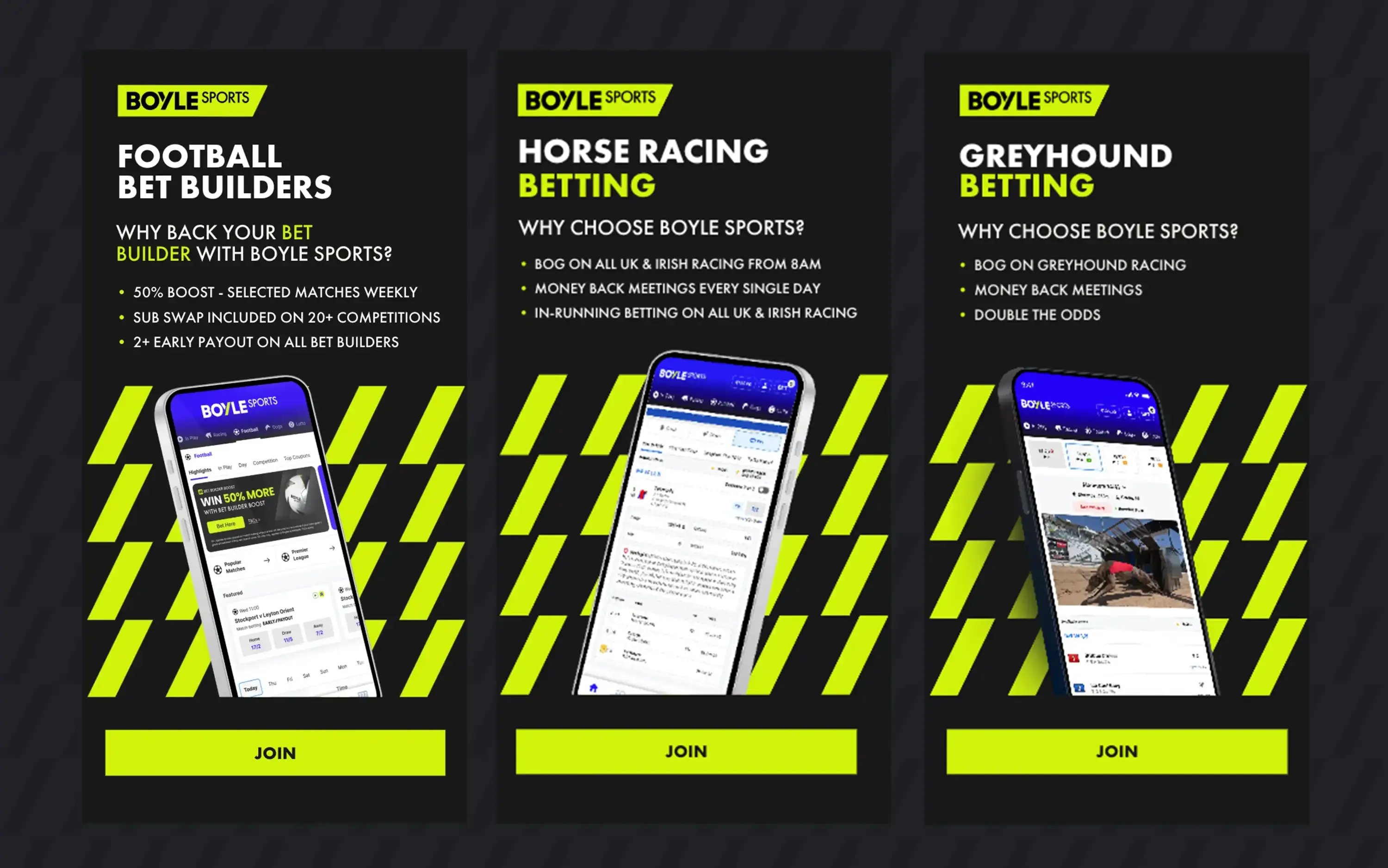 BOYLE Sports football bet builder designs