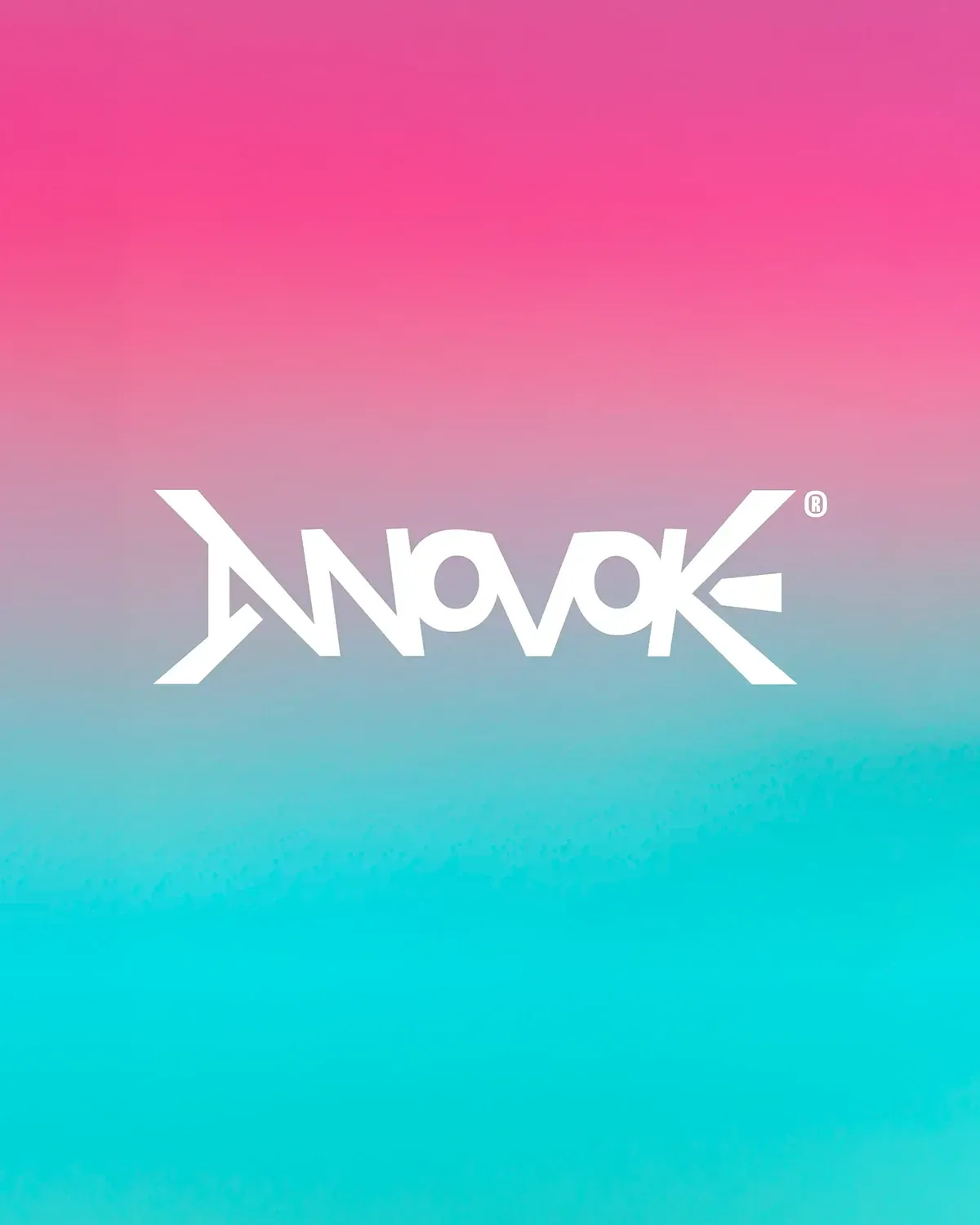 Innovoke wordmark on a pink-to-blue gradient