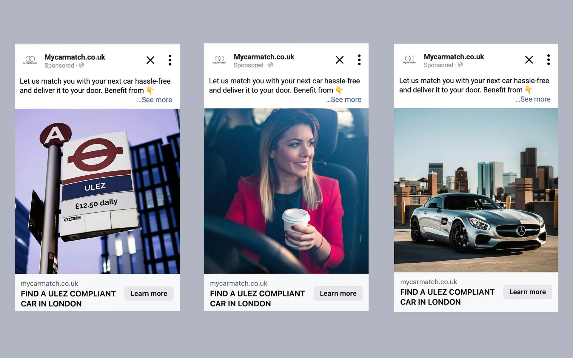 MyCarMatch landing pages