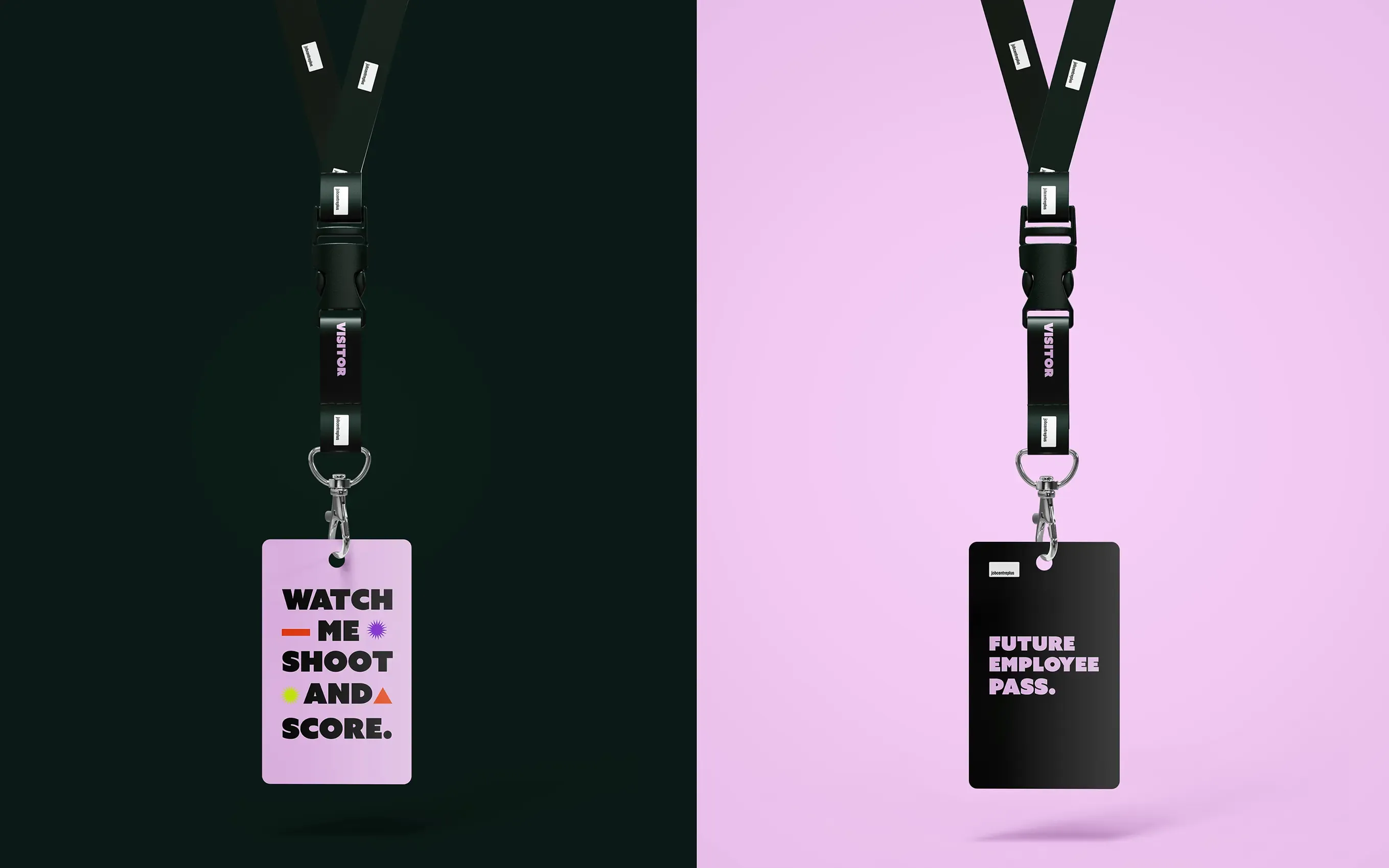 Trial Days campaign lanyards