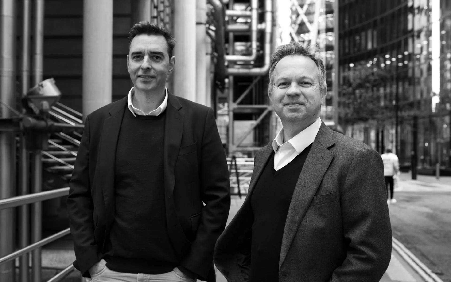 Lustrum Partners portrait of two partners