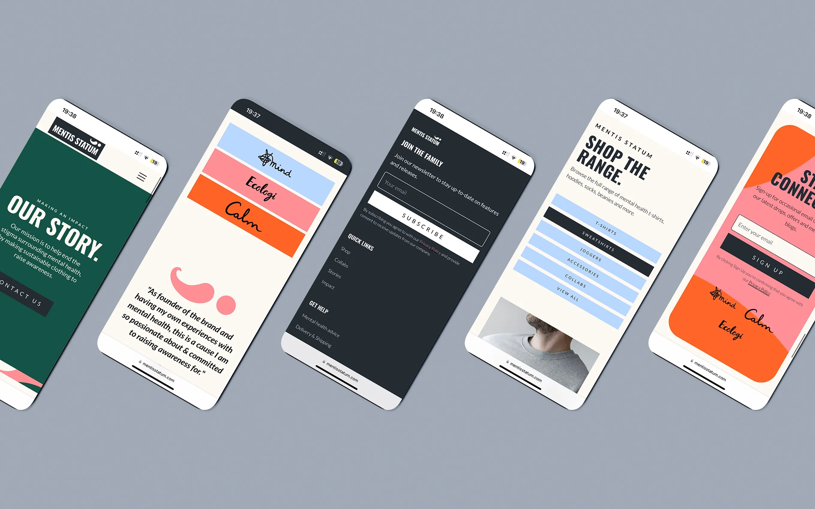 Mentis Statum website on phones