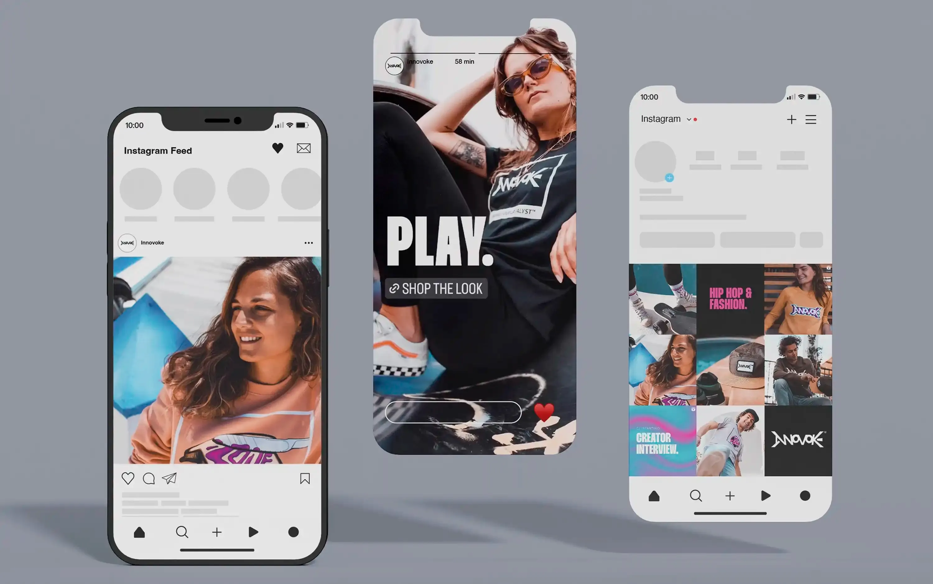 The Innovoke website on mobile