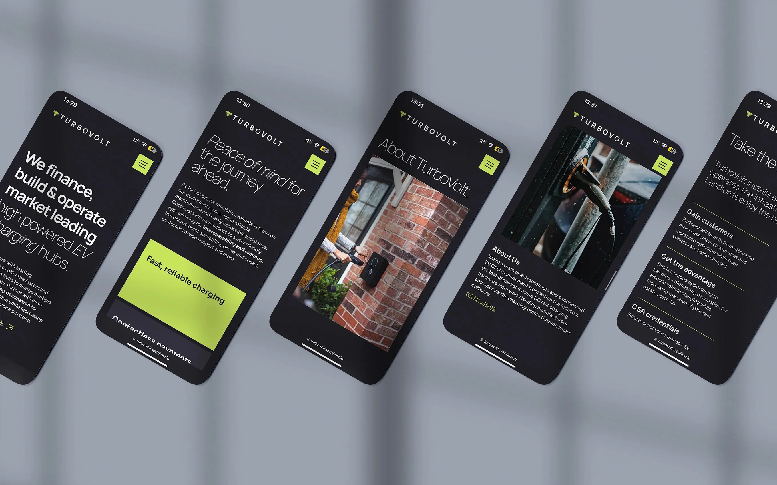 TurboVolt designs on phones